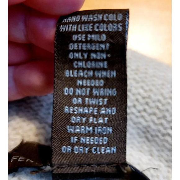 Fenn Wright Manson Cardigan S Knit Lambs Wool Angora Blend Boho Breathable Tan - Picture 4 of 9